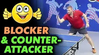 Smart Block & Counterattack play: Anton Yolkin offensive style blocker