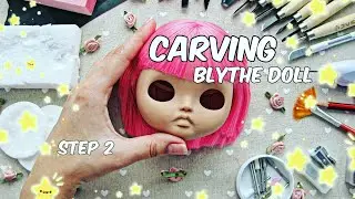 Кастом куклы Блайз. Этап 2. Карвинг губ.