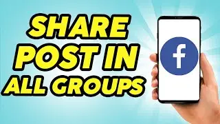 How to Share Post in ALL Facebook Groups At Once - 2024