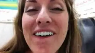 Girl pees standing up