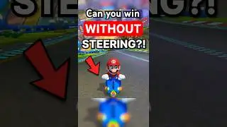 Can you win a race on 100cc WITHOUT Steering? #mariokart #mario #nintendo #gaming