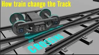 Railway Switch & Crossings | How train change the track? | Introduction of Railroad Crossing