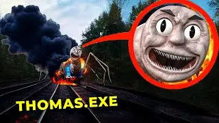 HICIMOS ESTALLAR AL DEVORADOR TREN THOMAS EXE ARAÑA EN UNA ESTACIÓN DE TREN ABANDONADA