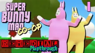 Super Bunny Man Co-Op | Menage A Carrot | Remedial Playthrough