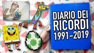 DIARIO dei RICORDI 1991-2019 | Junk journal memories diary | Childhood Album Scrapbook