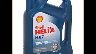 Моторное масло Shell Helix HX7 10W40, 4 л, полусинтетическое