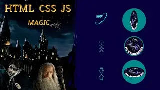 Animated Logo | shrink - jump - spin | HTML and CSS only | 2024