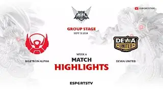 Bigetron Alpha vs Dewa United HIGHLIGHTS MPL ID S14 | BTR VS DEWA ESPORTSTV