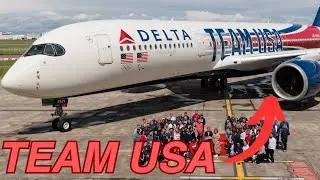 THIS is how TEAM USA Flew to the Paris Olympics