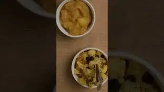 Яблочный крамбл с шоколадной крошкой #рецепт #десерт #крамбл #яблоки