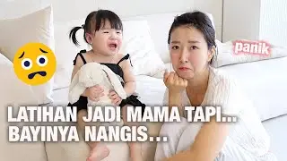 MENUJU HAMIL DI KOREA Ep.5: LATIHAN JADI MAMA ... TAPI BAYI NYA NANGIS ! ADUH PANIK!