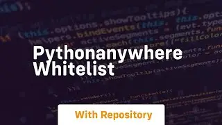 pythonanywhere whitelist