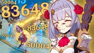 Eu FINALMENTE buildei minha Noelle C6 com a Furina C1... E o resultado foi 😳