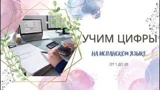 ЦИФРЫ на испанском языке от 1 до 20 ⚠ испанский язык с нуля