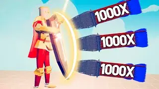 GUARDIAN REFLECT SHIELD vs 1000x OVERPOWERED RANGED UNITS | TABS Totally Accurate Battle Simulator