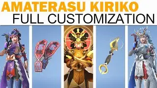 Amaterasu Kiriko Mythic Skin - Overwatch 2 (Full Customization, All Options, Colors, More!)