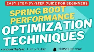 Spring Boot Performance Optimization Techniques |  Ultimate Guide | Boost Speed & Scalability Fast