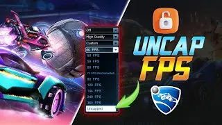 How to Uncap your Rocket League FPS on PC | How to Get Uncapped FPS in Rocket League