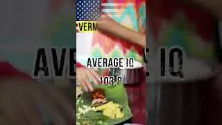Average IQ in states of United States #shorts #youtubeshorts #unitedstates #usa #iq #iqtest #viral