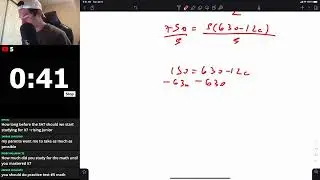 SAT MATH - APRIL 2017 NO CALCULATOR (IN REAL TIME!)