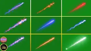 Laser Ray Effect 2 Green Screen Effect + Black Screen Overlays with Sound | 