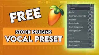 Mixing Rap Vocals Using FL Studio STOCK PLUGINS | Tagalog