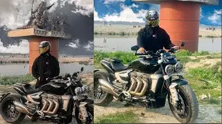 Triumph ROCKET 3 R || Guwahati City Ride