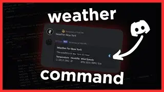 [NEW] How to Add Weather Command to YOUR Discord Bot | Python