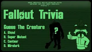 How well do I know Fallout? (Fallout Trivia)