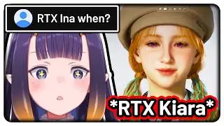 Ina's reaction to RTX Kiara 【Hololive EN】