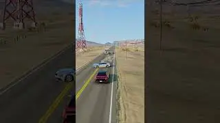 Realistic Highway Car Crashes #128