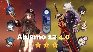 Hutao C0 e Itto C0 - Abismo 12 - 4.0 - Genshin Impact - Spiral Abyss 4.0