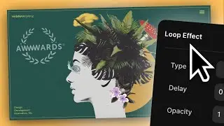 Award Winning Website in Framer (Loop Effect Tutorial)