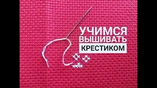 Как вышивать крестиком? Видеоурок по вышивке крестом для начинающих.