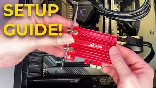 TP Link WiFi Adapter Unboxing and Setup Tutorial! AX5400