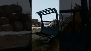 Захват для сена