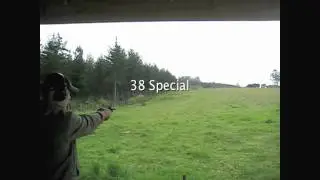 Shooting a 40 Cal Smith & Wesson and Rossi 38 Special