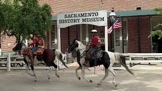 The Pony Express in Old Sacramento