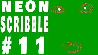 Neon Scribble #11 Green Screen Effects | Green Screen Scribble Effect | Doodle | VFX2020 | 