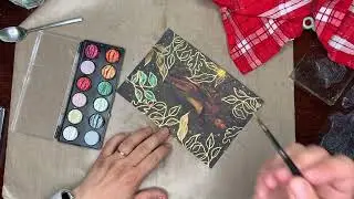 Decorating dark page in journal - tips and tricks