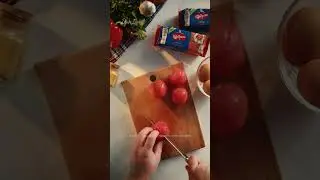 Шакшука на завтрак со ржаными хлебцами #рецепты #завтрак #шакшука