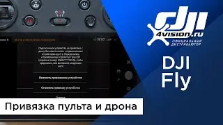 DJI Fly - Привязка дрона и пульта к аккаунту