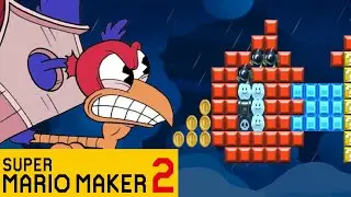 Super Mario Maker 2: Cuphead: Aviary Action Showcase