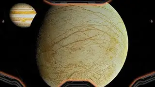 Falling Into Jupiter's Moon Europa (Simulation)