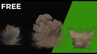 Dust Explosion  Free Green Screen VFX