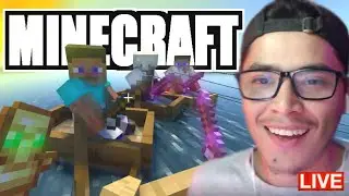 🟡 Beating The Ender Dragon TODAY With Viewers - Realm With Viewers #Minecraft #MC