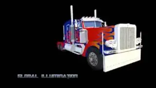 3D OPTIMUS PRIME MODEL TRANFORMATION