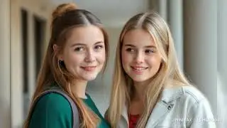 Tow Russian Lesbian  Young Girl  Tongue Kissing Romance, Lesbian Kissing
