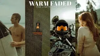 Warm Faded Preset | Lightroom Mobile Preset Free DNG | Warm preset | Faded preset | lightroom preset