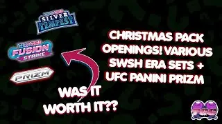 Massive Pokemon Sword & Shield Pack Openings & Panini PRIZM UFC